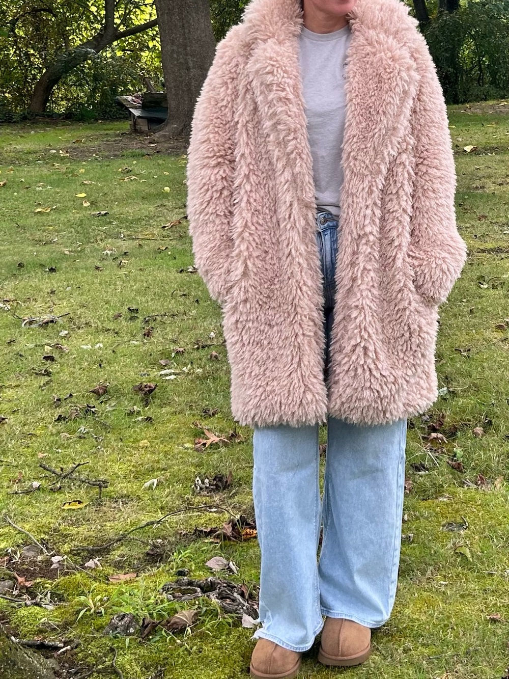 wild fable Plush Teddy Jacket in tan
